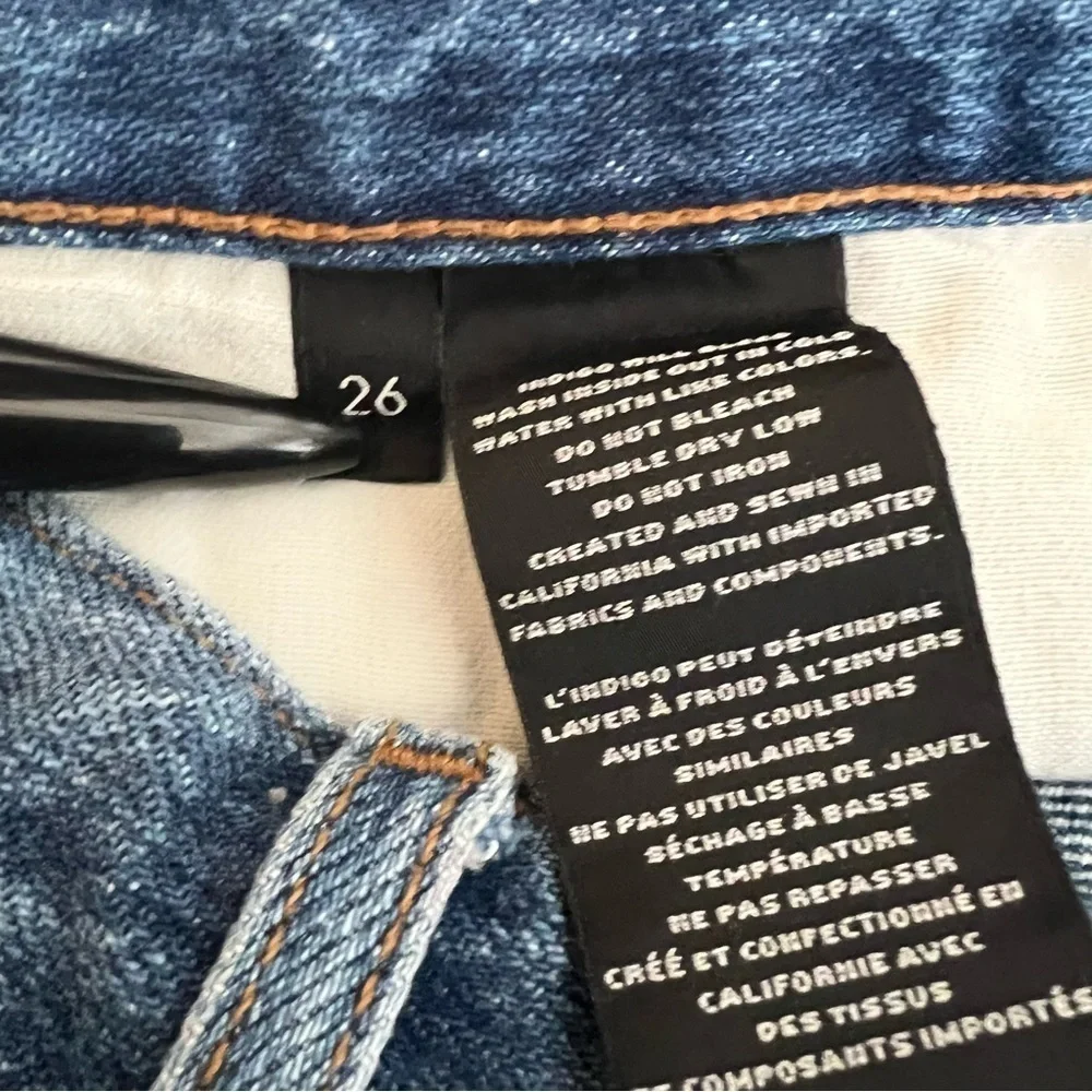 J BRAND Denim Mini Skirt Button Fly Size 26